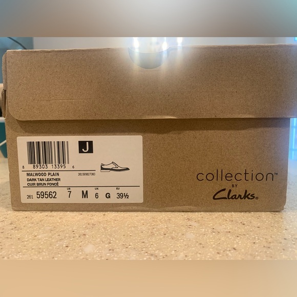 Clarks Malwood Plain Mens Dress Shoes - Picture 11 of 11